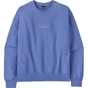 Patagonia Дамски пуловер Patagonia Women's 95 Oval Logo Daily Crew Jumper - Diver Blue - размер XL (117-3592-0515)