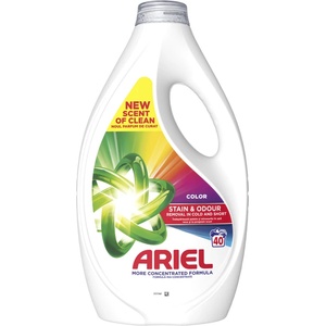 Ariel Color, течен перилен препарат, за цветни тъкани, 40 пранета, 1.8 л (8700216728713)