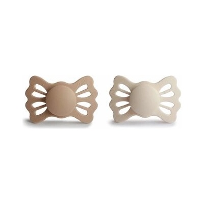 Frigg dudlík silikon 2ks symetrický Lucky Silky Satin/Cream