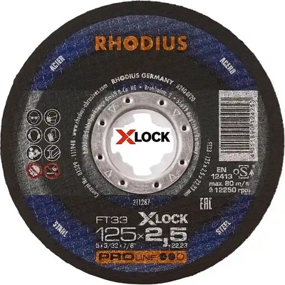 Rhodius Rezný kotúč 125x2,5x22,23 mm 211287