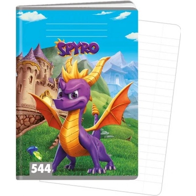 Argus Školní sešit 544 A5 Spyro linkovaný