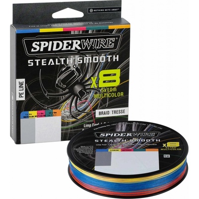Spiderwire Pletená Šňůra Stealth Smooth 8 300m 0,15mm 16,5kg