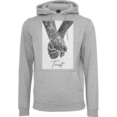 Mister Tee Trust 2.0 Hoody heather grey XXLUB-MT2560-00431 - Бял, размер M