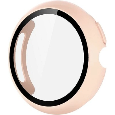 VSETKONAMOBIL 119835 PC FULL COVER Plastový kryt so sklom pre Google Pixel Watch 4 41mm svetloružový