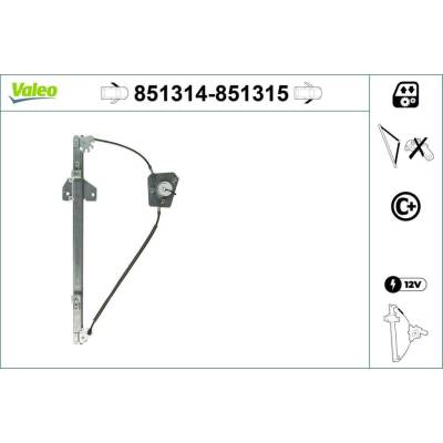 Zvedací zařízení oken VALEO 851314
