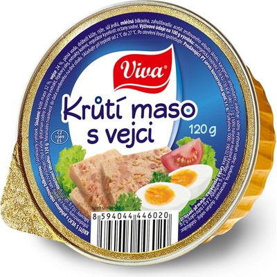 VIVA Krůtí maso s vejci 120 g