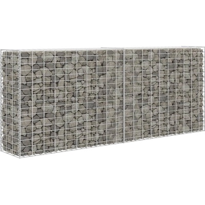 vidaXL Gabionový koš pozinkovaná ocel 85 x 30 x 200 cm