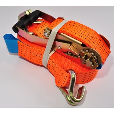 Upínací popruhy - kurty 10m x 50mm 2dílné s ráčnou, ALFAVARIA 375 008