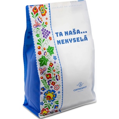 Coffeespot TA NAŠA nekyslá Espresso zmes 1 kg