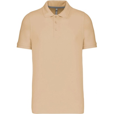 Kariban PIQUÉ K241 / Мъжка поло тениска с къс ръкав - светъл пясък S (20K241r7801)