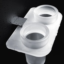 Nimco Kibo - Držák sklenky dvojitý, chrom - Ki X3-58DW-26