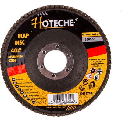 Hoteche Lamelový brusný kotouč 115 mm P40 HT550306