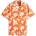 Tommy Hilfiger Men's Floral Short-Sleeve Patterned Shirt - Orange 0KP