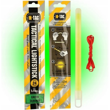 M-Tac Chemické osvetlenie Lightstick Green 24 h 15 cm