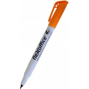 FlexOffice Перманентен маркер FlexOffice PM02 оранжев, 1.0 mm