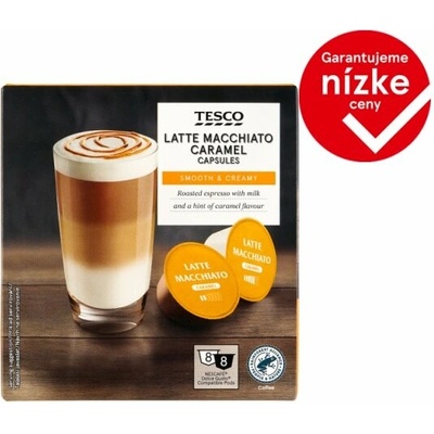 Tesco Latte Macchiato Caramel 16 kapsúl 145,6 g