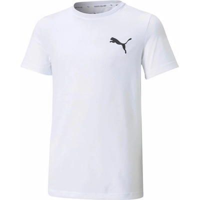 PUMA Active Small Logo Tee White