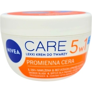 Nivea лек крем за лице за сияйна и здрава кожа, spf 15, 100мл