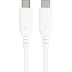 PremiumCord Silicone USB-C 60W 480Mbps White 1, 5 m USB кабел (KU31SA15W)