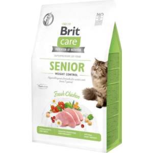 Brit Care Cat Без зърнени култури за контрол на теглото при възрастни котки 2 кг