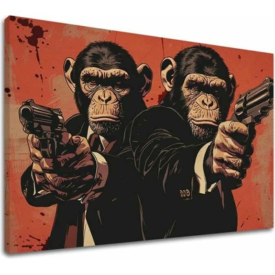 Monkey Gang - Obraz pre odvážny interiér - 80x120 cm