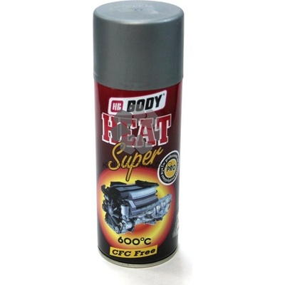 HB Body Farba sprej do 600 °C strieborná 418 400ml
