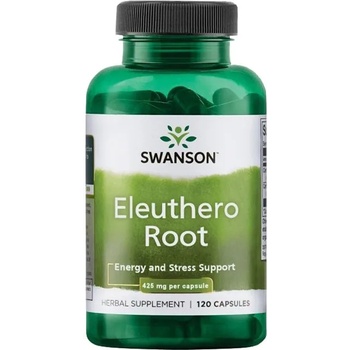 Swanson Eleuthero Root, 425 mg, 120 капсули, Swanson (SW1345)