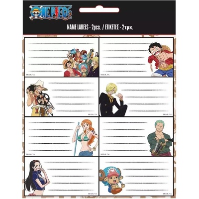 Етикети за тетрадки One Piece (16 броя) (775-25046)