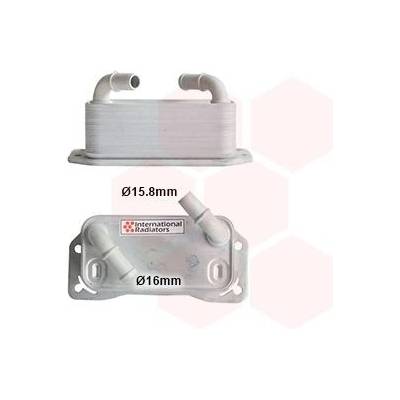 Olejový chladič, motorový olej VAN WEZEL 59013712