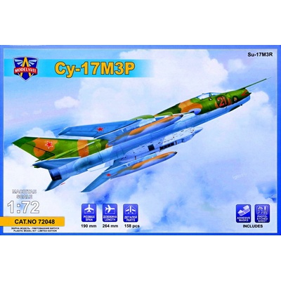 MODELSVIT Sukhoi Su 17M3R Reconn. Fighter with KKR pod 1:72