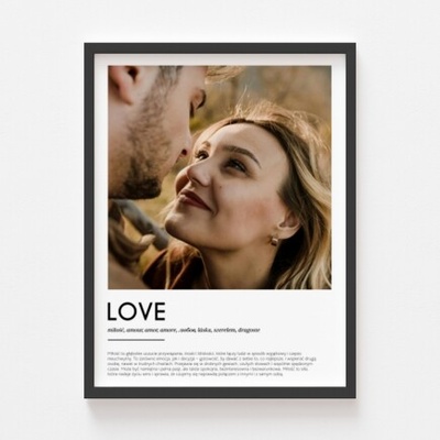 Plagát Definition of love 70x100 - 99120