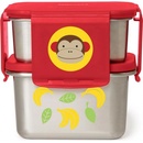 Skip Hop Zoo Krabička na svačinu 4-dílná barevné kombinace opička