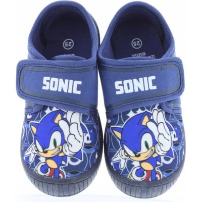 CHLAPČENSKÉ papuče SONIC do školky NA SUCHÝ ZIPS PREZÚVKY