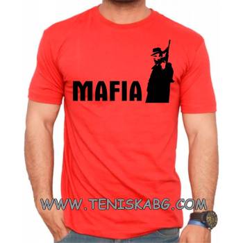 Image 1 of Fruit of the Loom Тениска с надпис - Mafia 1