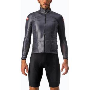 Castelli Мъжко яке за колоездене Castelli Aria Shell dark grey