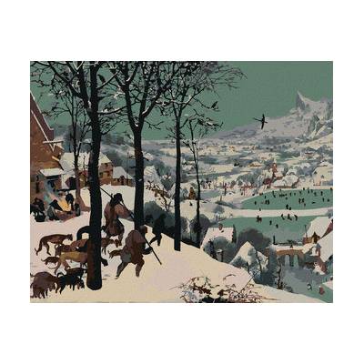 Zuty Malování podle čísel LOVCI VE SNĚHU PIETER BRUEGEL