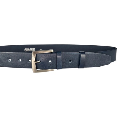 Penny Belts kožený opasek 25-59 modrý