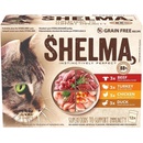 Shelma kočka kuřecí hovädzie, kachní a krůtí 12 x 85 g
