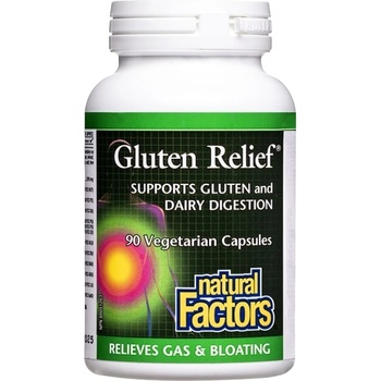 Natural Factors Gluten Relief, 90 капсули, Natural Factors