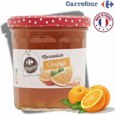 Carrefour Džem pomerančový se třtinovým cukrem 370 g