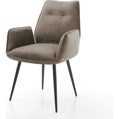 Delife Zoa-Flex mikrovlákno taupe vintage zúžená černá taštičkové pružiny