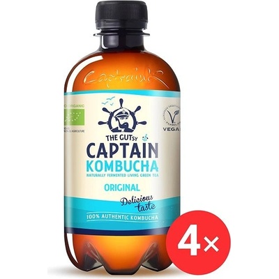 Captain Kombucha Original 4 x 400 ml