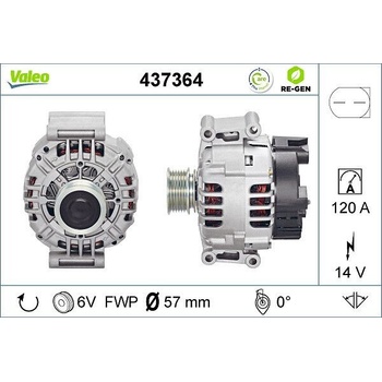Generátor VALEO 437364