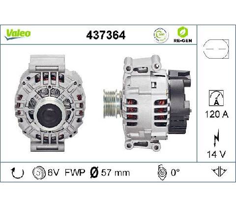 Generátor VALEO 437364