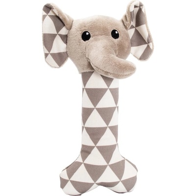 HipHop Plátěná kost s hlavou slona se zvukem 24 cm