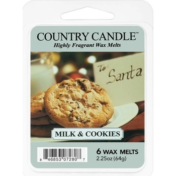 Country Candle Milk & Cookies vosk do aromalampy 64 g