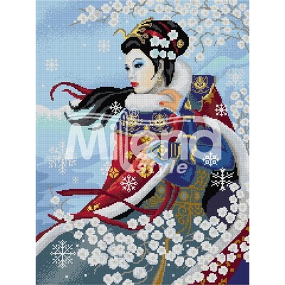 Milena Style Японска пролет - гоблен със схема конци Ariadna 1: 1