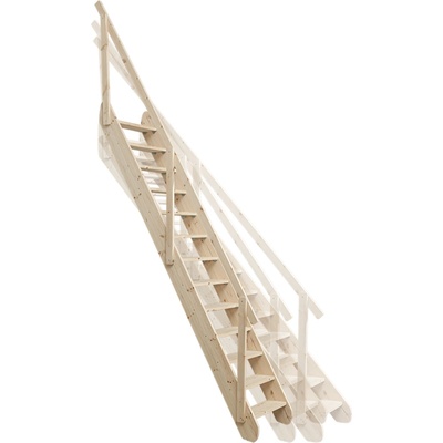 Scobax Flexi mlynářské schody borovice 61 x 306 cm