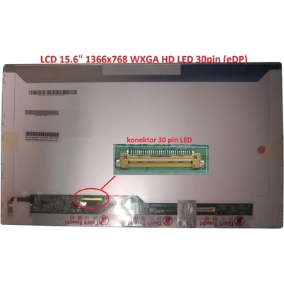 LCD displej display Dell Latitude E5510 15.6" WXGA HD 1366x768 LED matný povrch – Zboží Živě