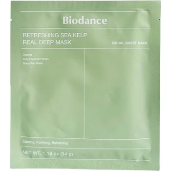 Biodance Refreshing Sea Kelp Real Deep Mask - Успокояваща хидрогел маска 1бр/34г